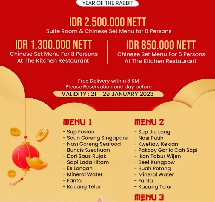 Spesial Menu Chinese New Year dari The Kitchen Resto Pekalongan