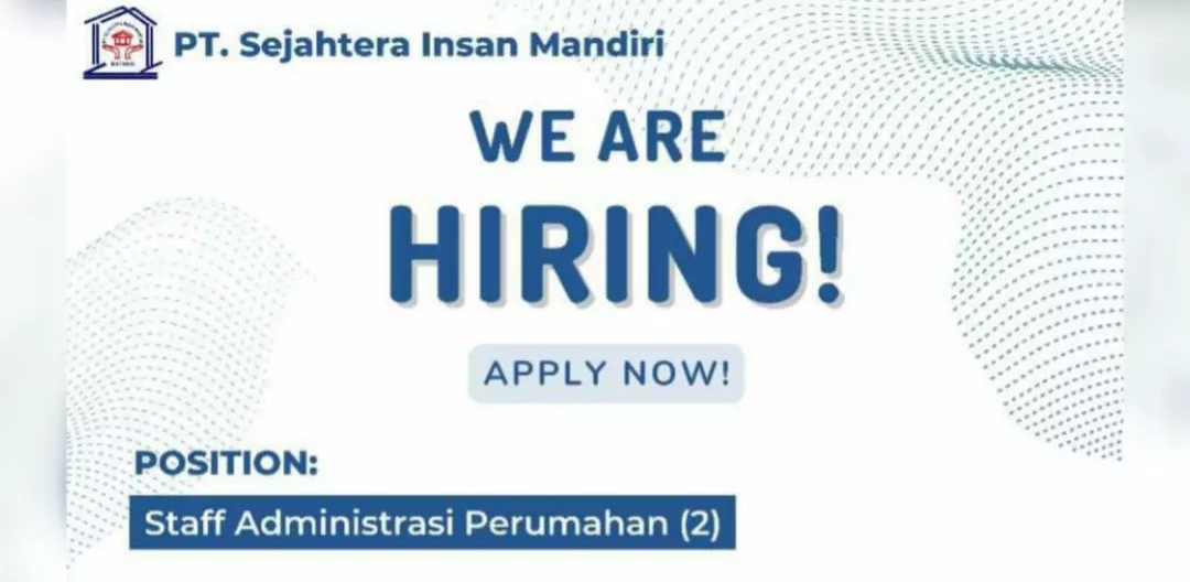 LOKER PEKALONGAN : Dicari, Admin Perumahan di Sekitar Kajen