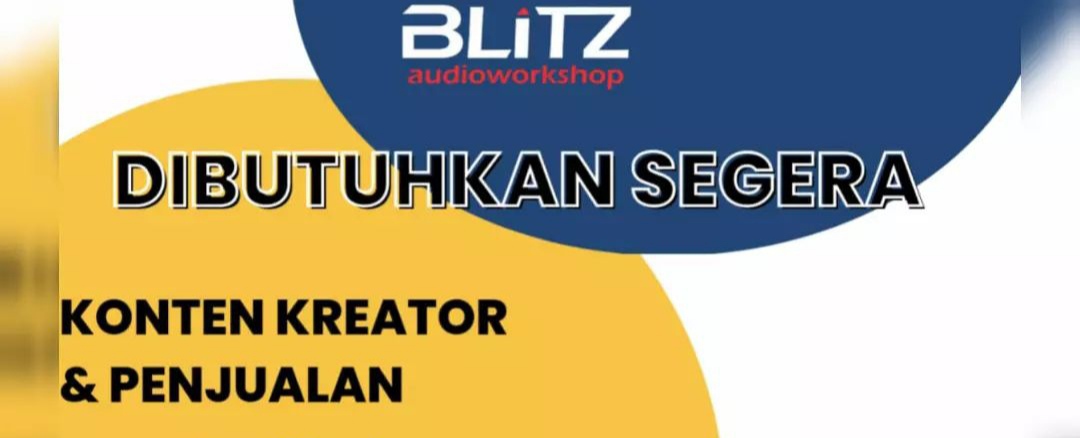 LOKER PEKALONGAN : Blitz Audioworkshop Sedang Butuh Konten Kreator, Cek Syaratnya!