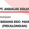 LOKER PEKALONGAN : Ada Loker Teknisi Bidang EDC Maintenance, Cek Syaratnya!