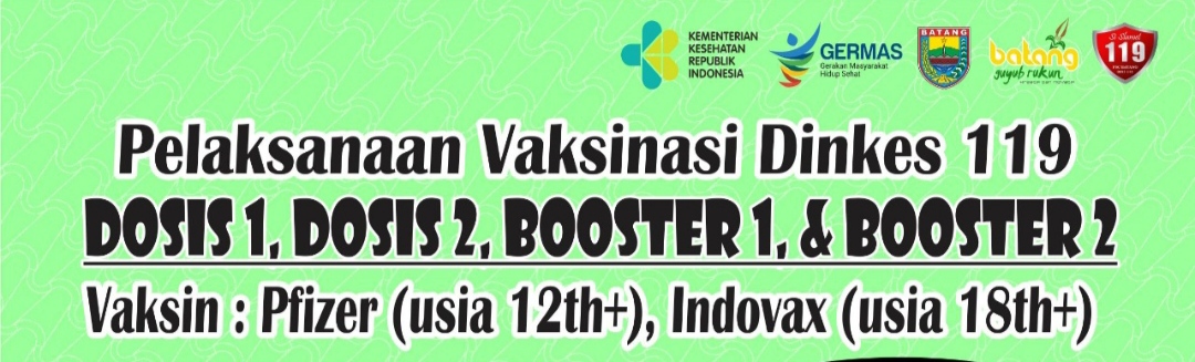 Mumpung Masih Gratis, Masyarakat Batang Sudah Bisa Vaksin Booster Kedua