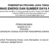 Lowongan tenaga kontrak pendamping energi Dinas ESDM Jateng