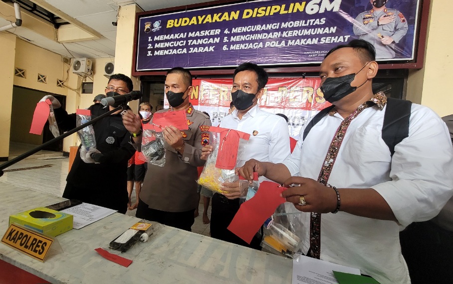 Polres Pekalongan Kota Ungkap 4 Kasus Narkoba