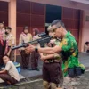 Asyiknya, Anggota Pramuka SMKN 1 Warungasem Dapat Edukasi Olahraga Airsoftgun