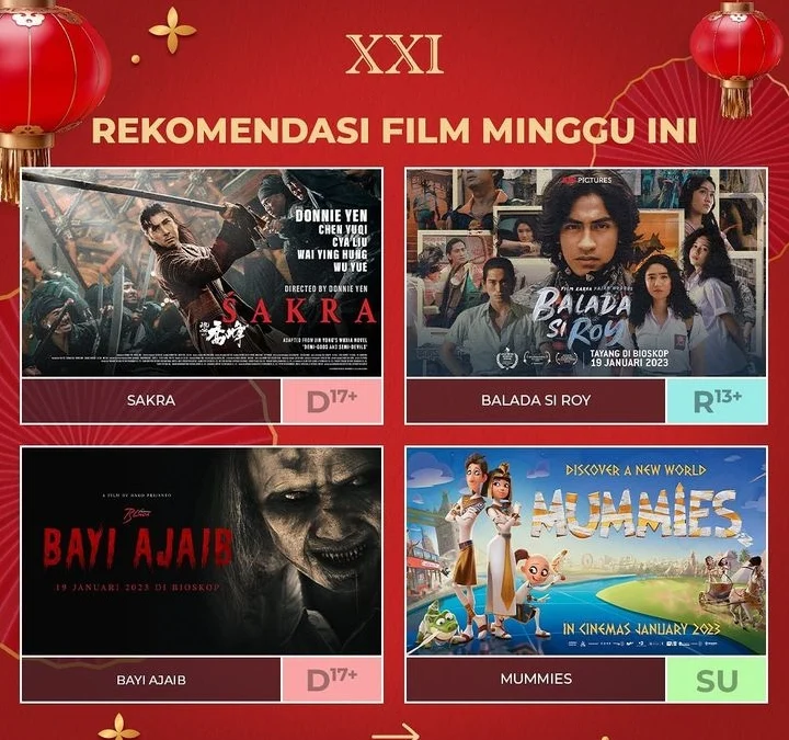 Film Baru Ada Mummies hingga A Man Called Otto, Berikut Jadwal Bioskop Pekalongan 23 Januari 2023