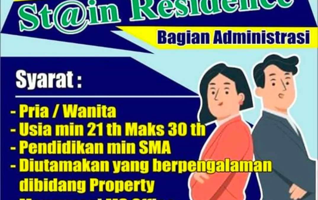 Perusahaan Properti di Pekalongan Buka Lowongan Kerja untuk Lulusan Minimal SMA, Ini Kualifikasinya