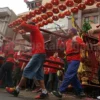 Kirab Ritual dan Budaya Imlek 2020 dalam rangka menyambut Cap Go Meh Tahun Baru Imlek 2571 di Kota Pekalongan pada hari Jumat, 7 Februari 2020