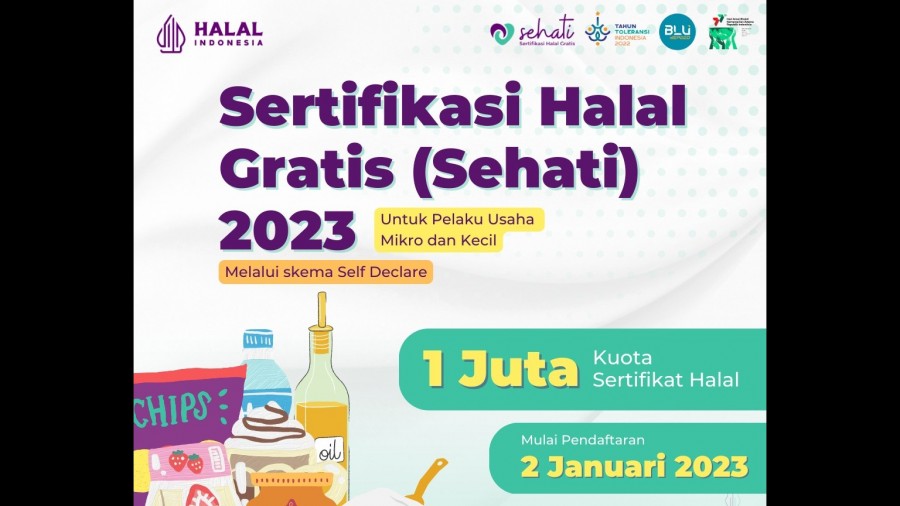 Syarat dan Cara Ikut Program Sertifikasi Halal Gratis 2023