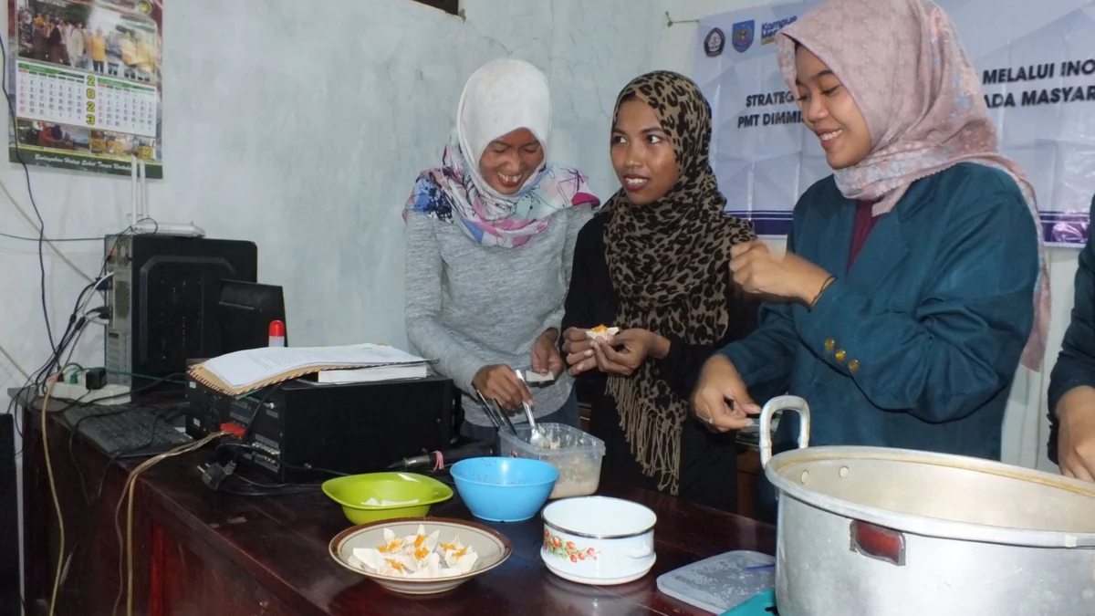 Prihatin Tingginya Angka Stunting, Mahasiswa KKN Undip Bikin Menu Spesial yang Bergizi