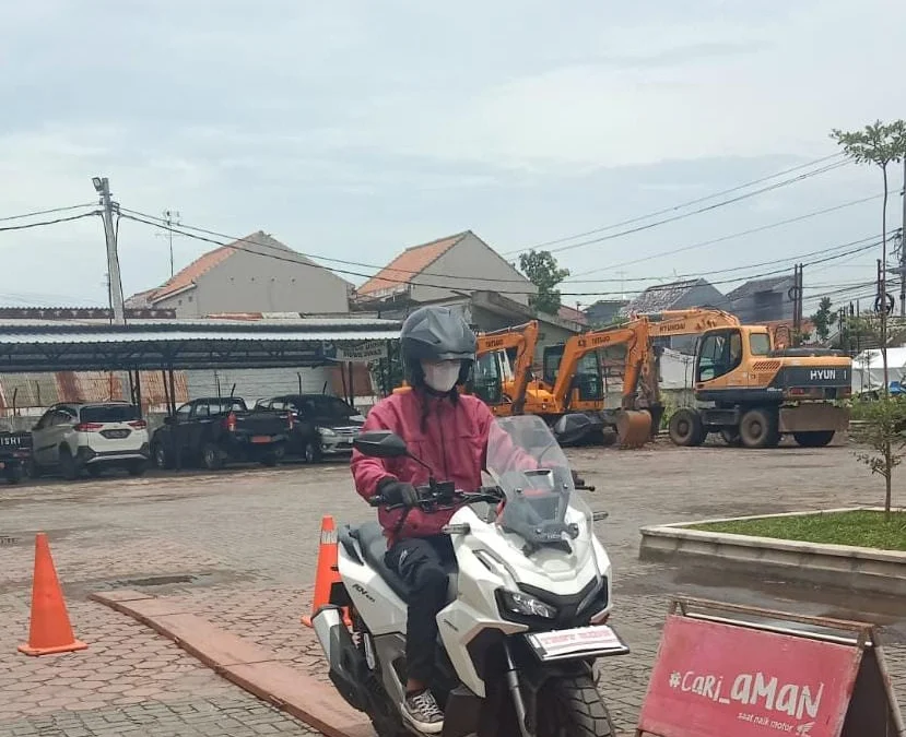 Honda Cendana Wiradesa, Edukasi Safety Riding #Cari_Aman di Lingkungan Kantor DPUPR Kota Pekalongan