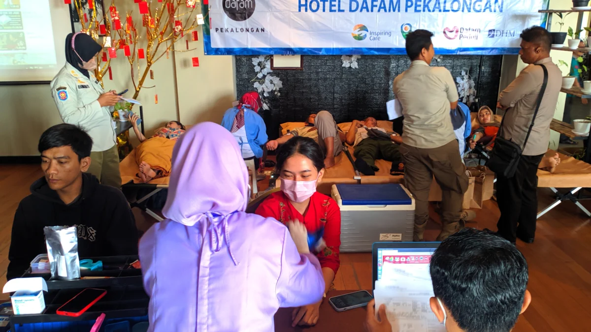 Sambut HUT ke -11, Hotel Dafam Pekalongan Gelar Donor Darah