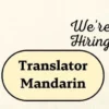 LOKER BATANG: PT Wanho Indonesia Butuh Translator Mandarin, Cek Syaratnya!