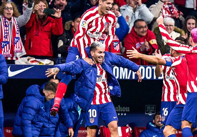 Unik, Striker Atletico Madrid Angel Correa Cetak Gol dari Bangku Cadangan