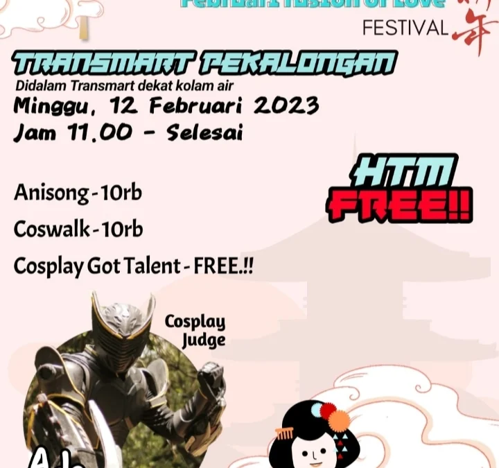 Cosplayers Yuk Merapat! "Event Japan Aishiteru" Tengah Berlangsung di Transmart Pekalongan