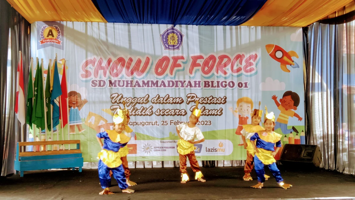 Sambut Calon Peserta Didik Baru, SD Muhammadiyah Bligo 01 Gelar Show Of Force