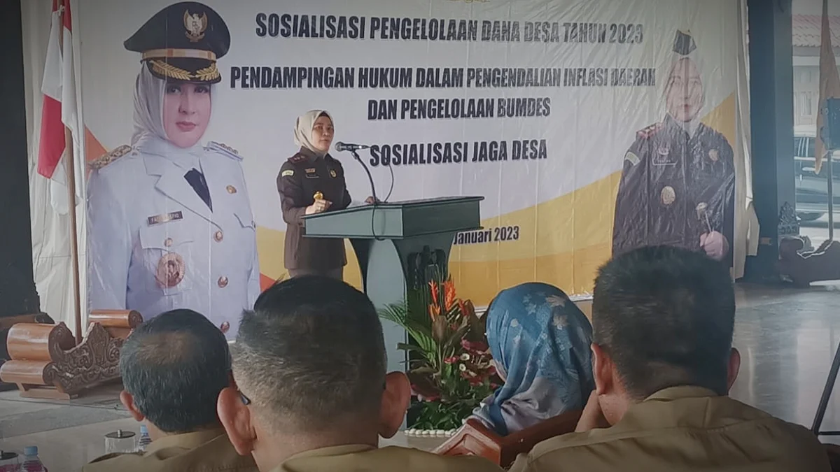 Sosialisasi Jaga Desa, Kajari Minta 'Tidak Ada Dusta Diantara Kita'