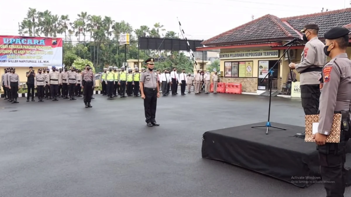 Kenaikan pangkat pengabdian Kompol Willer Napitupulu