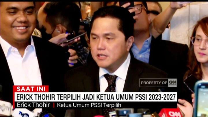 Terpilih Ketum PSSI, Erick Thohir Mengaku Tugas Terberat Hadapi Piala Dunia U-20