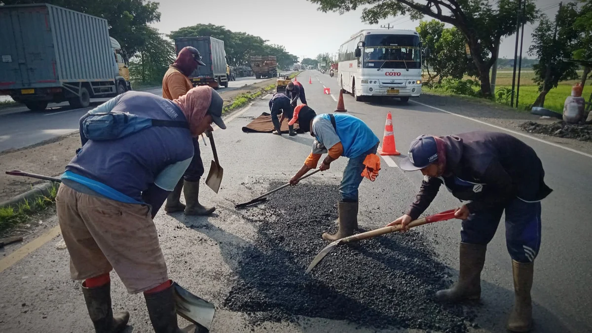 Minimalisir Kecelakaan, Perbaikan Ruas Jalan Nasional Terus Dilakukan