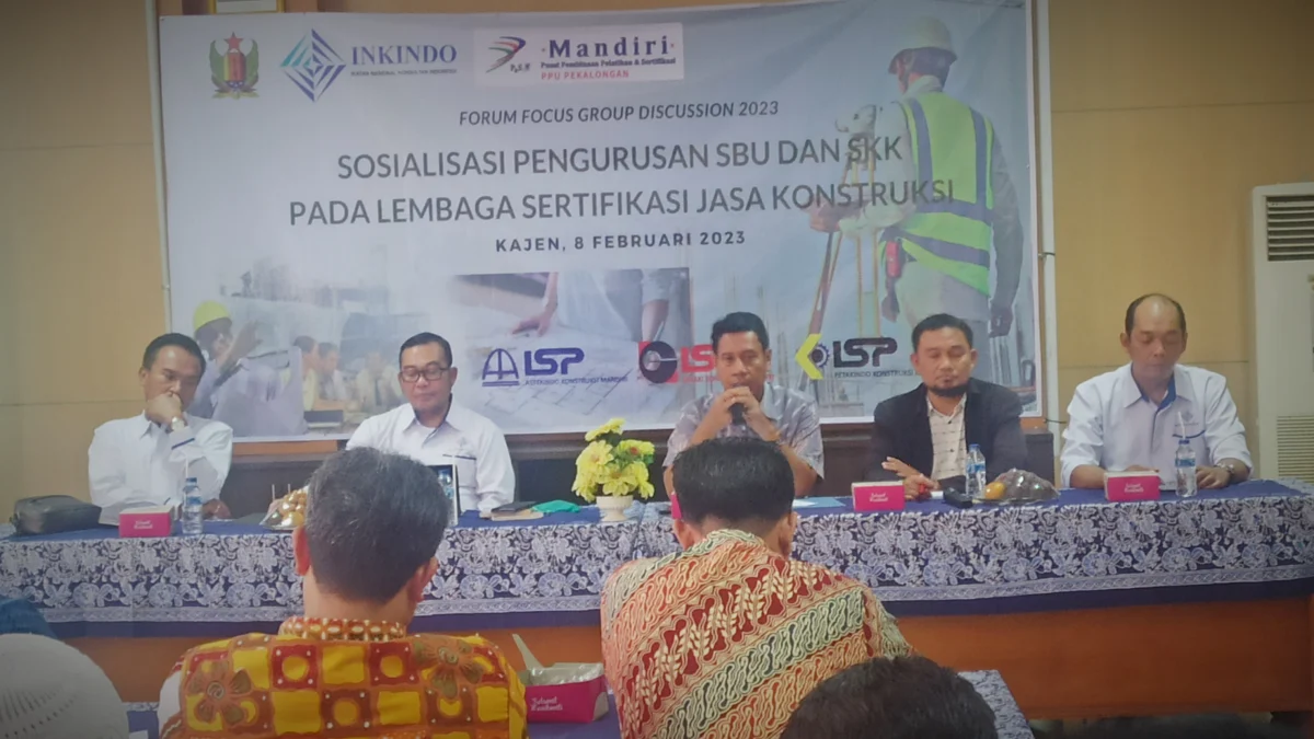 DPU Taru Kabupaten Pekalongan Sosialisasikan Pengurusan SBU dan SKK