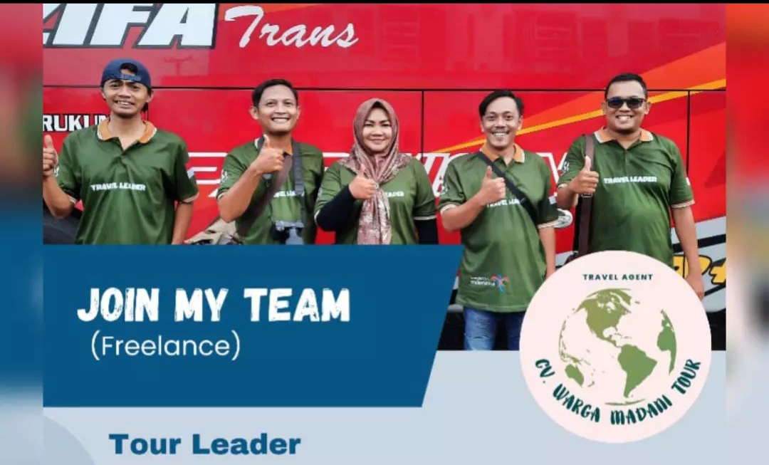 Deadline 20 Februari, Lowongan Tour Leader Freelance Warga Madani Tour