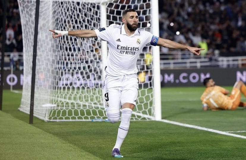 Karim Benzema menjadi pencetak gol terbanyak kedua untuk Real Madrid di LaLiga