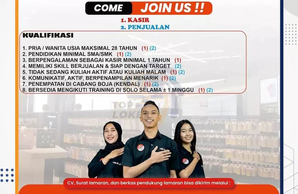 LOKER KENDAL: iLuFA Jaringan Grosir Aksesories dan Gadget Buka 2 Lowongan Kerja Kasir dan Staff Penjualan