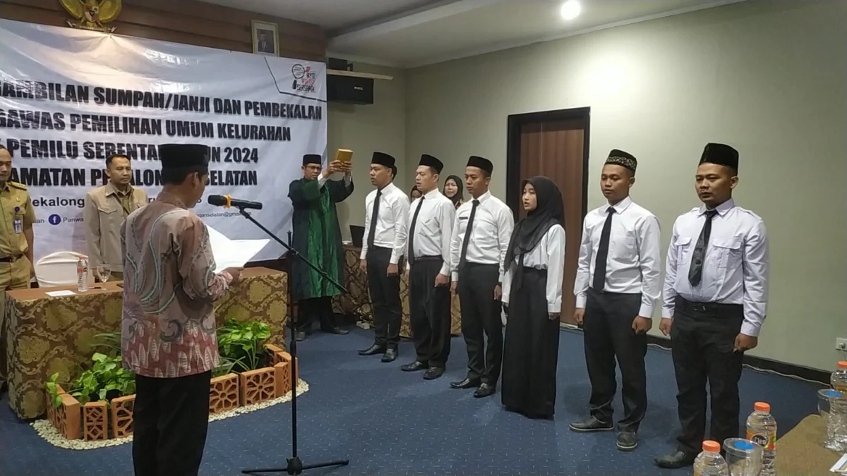 Usai Dilantik, Panwaslu Kelurahan Langsung Tancap Gas