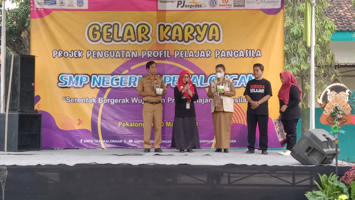 SMPN 14 Pekalongan gelar karya p5