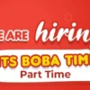 Loker Part Time ITS BOBA TIME Kedungwuni