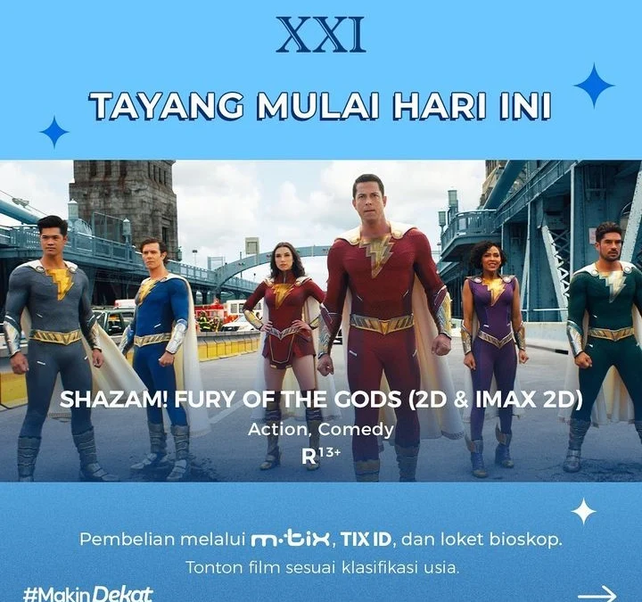 Jadwal bioskop Pekalongan 15 Maret 2023