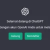 ChatGPT diblokir