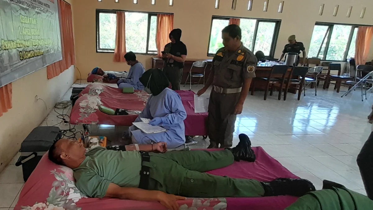 donor darah hut satpol pp ke-73