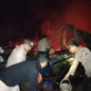 kandang ayam di pekalongan terbakar