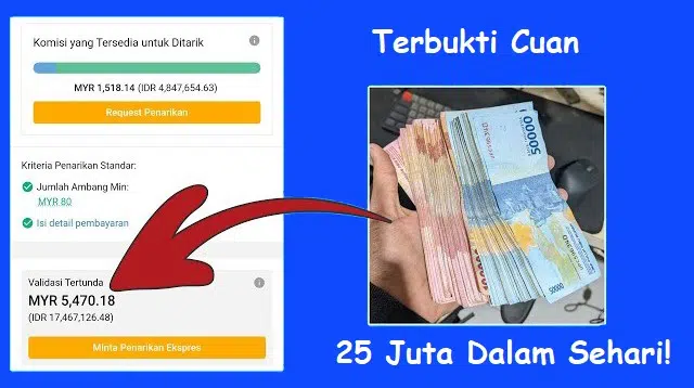 Cara Mendapatkan Uang 25 Juta dalam Sehari