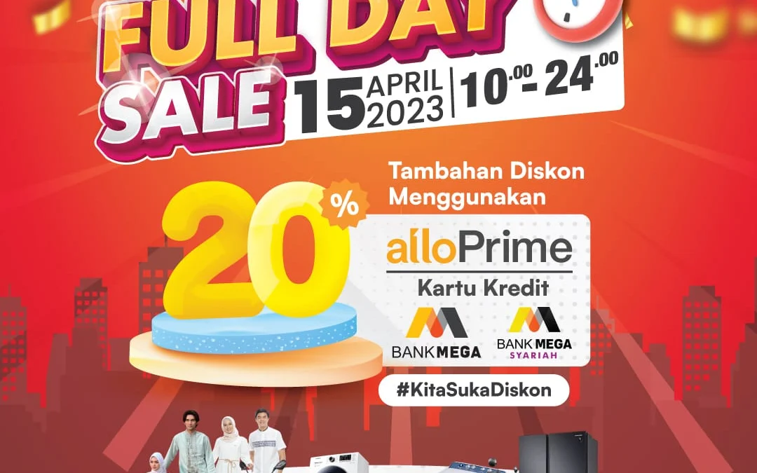 Transmart Full Day Sale Bertabur Diskon 20 Persen