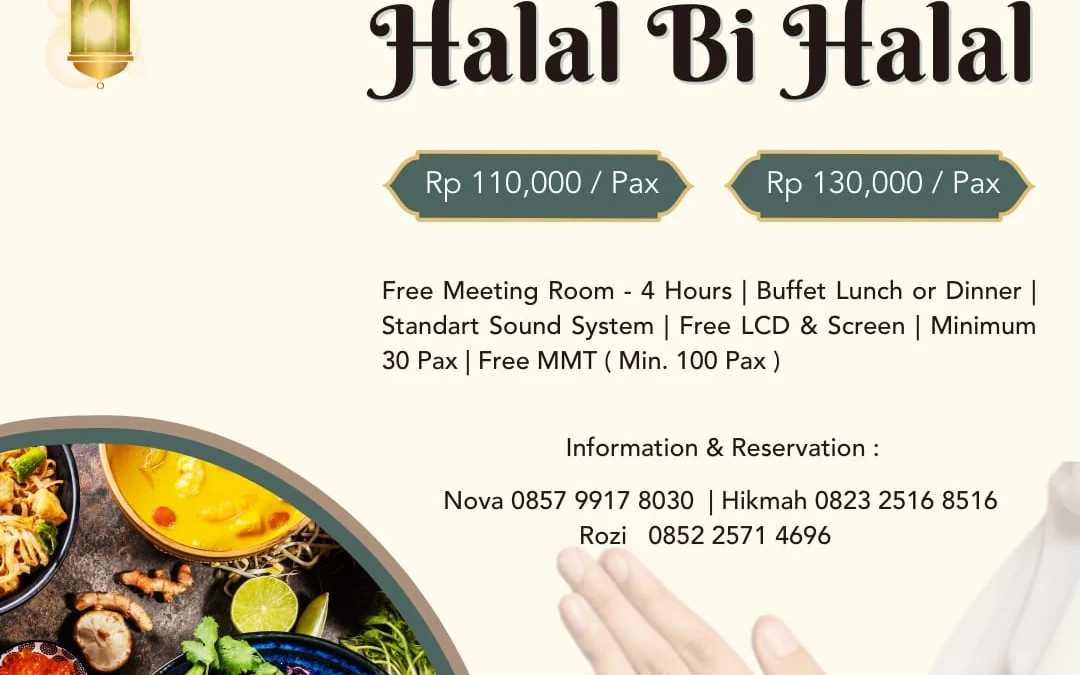 Paket Halal Bihalal di Hotel Santika Pekalongan