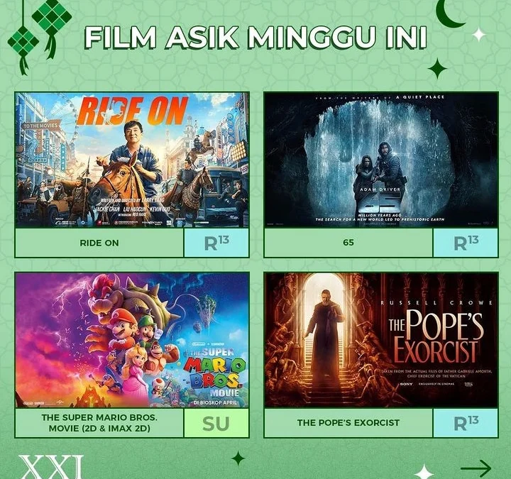 Jadwal Bioskop Pekalongan 16 April 2023