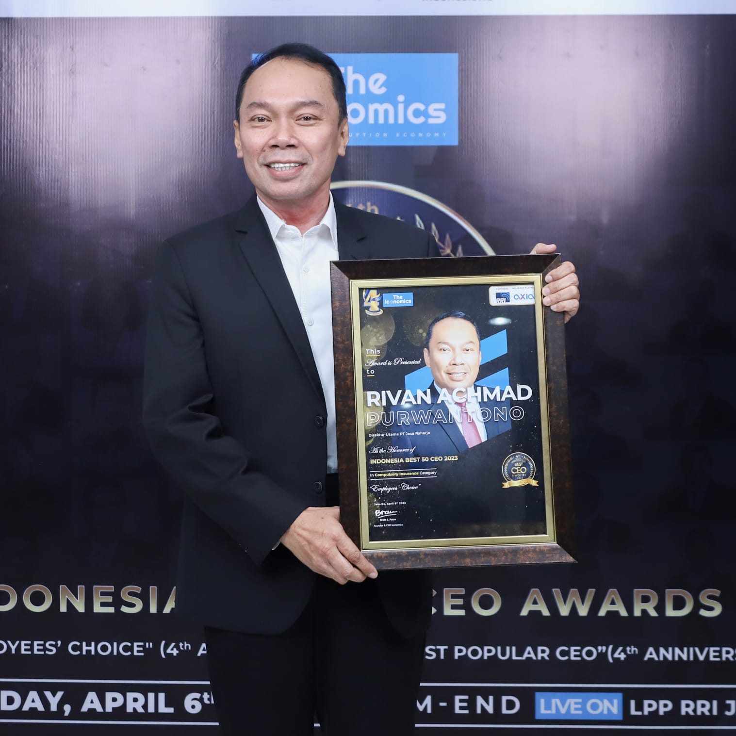 Irvan Rianto Rivan A Purwantono Masuk Jajaran CEO Terbaik 2023 Versi The Iconomics ...
