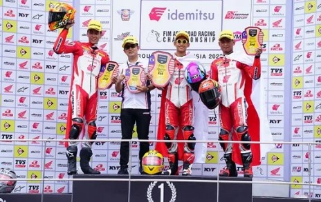 037-Pebalap Astra Honda Kuasai Podium ARRC Malaysia