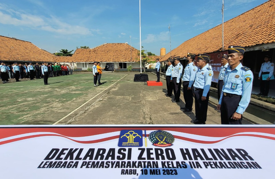 Deklarasi zero halinar lapas pekalongan