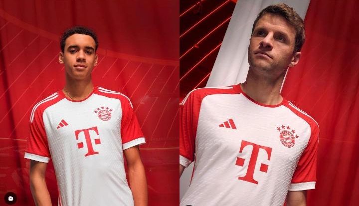 Jersey home Bayern Munchen musim 2023/2024