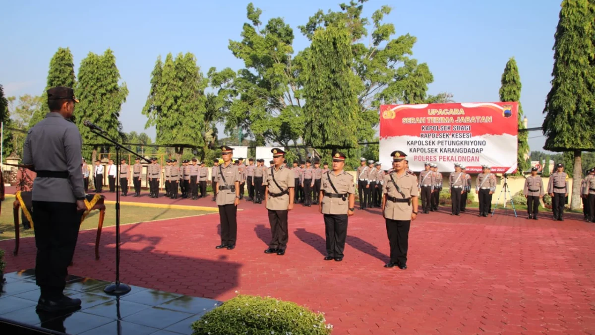 mutasi jabatan kapolsek di polres pekalongan