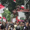 Pawai kemenangan Timnas Indonesia