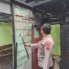 rumah warga desa domiyang terbakar