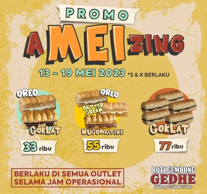 Paket Hemat Beli Roti Jadul Roti Gembong Gedhe