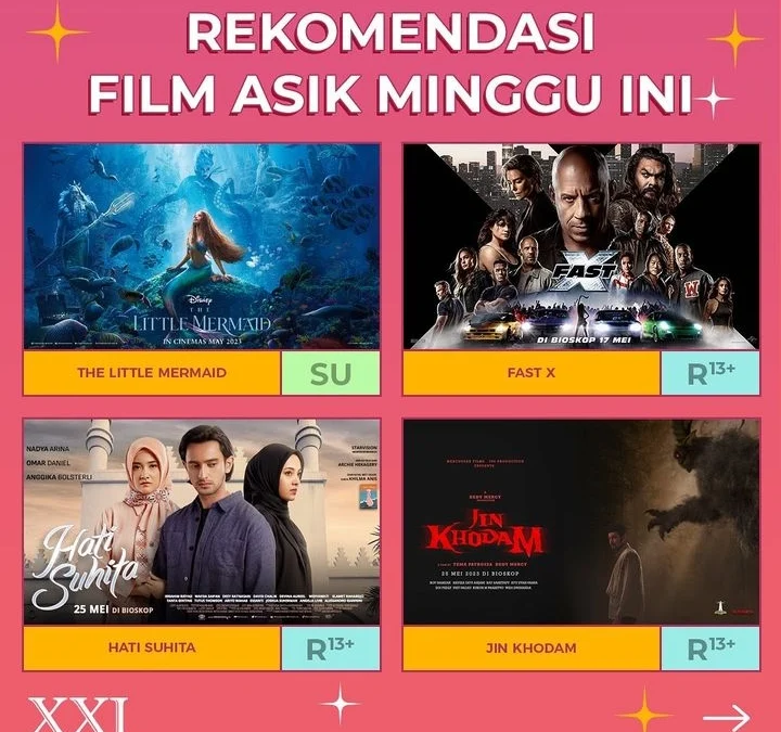 Bioskop Pekalongan 27 Mei 2023