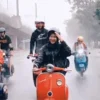 Cara merawat Vespa Klasik di musim hujan