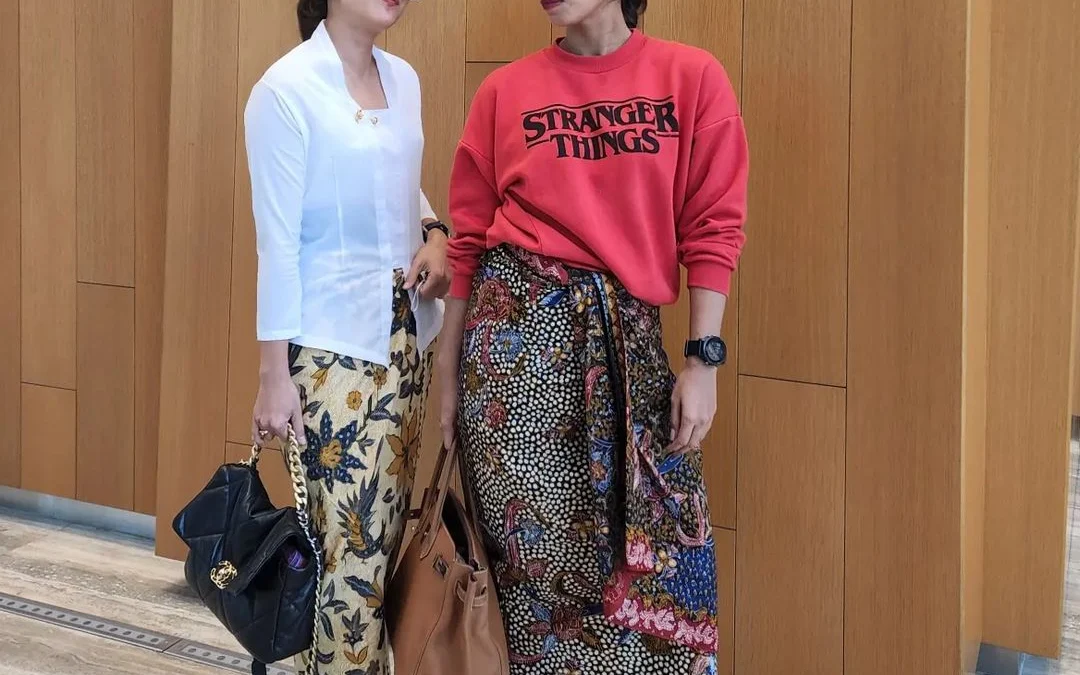 OOTD batik ala Dian Sastro