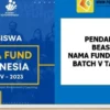 Beasiswa nama fund gelombang 5 tahun 2023